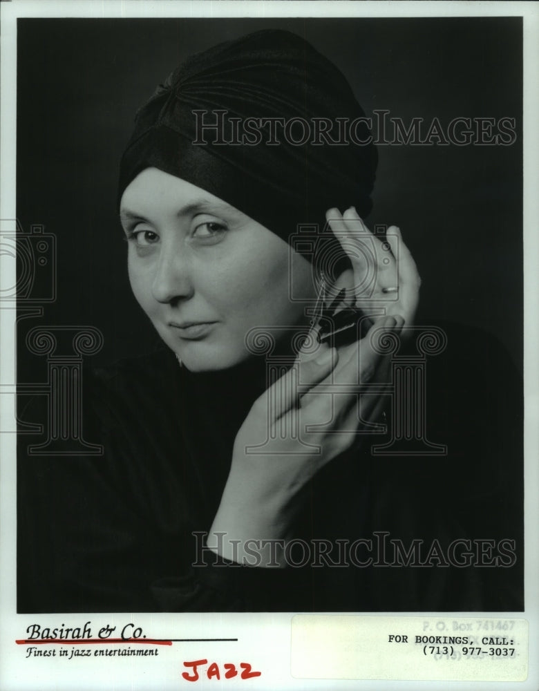 1992 Press Photo Jazz musician Basirah & Co. - hcp06506- Historic Images