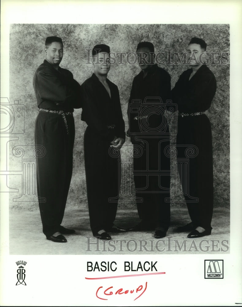 1990 Press Photo Basic Black-Music Group - hcp06509- Historic Images