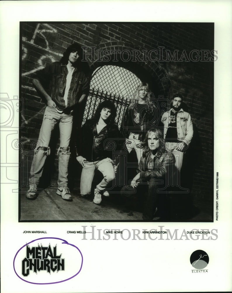 1989 Press Photo Members of rock group "Metal Church". - hcp06532- Historic Images