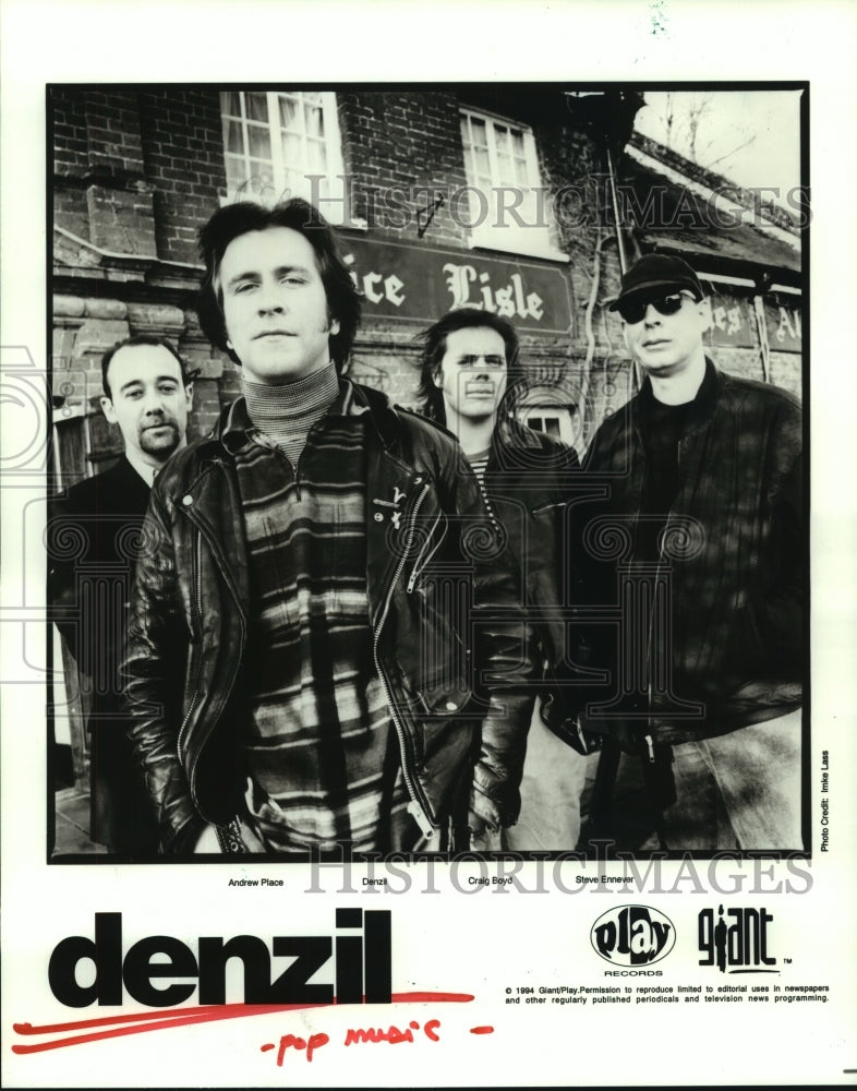1994 Press Photo Members of pop music group "Denzil". - hcp06556- Historic Images