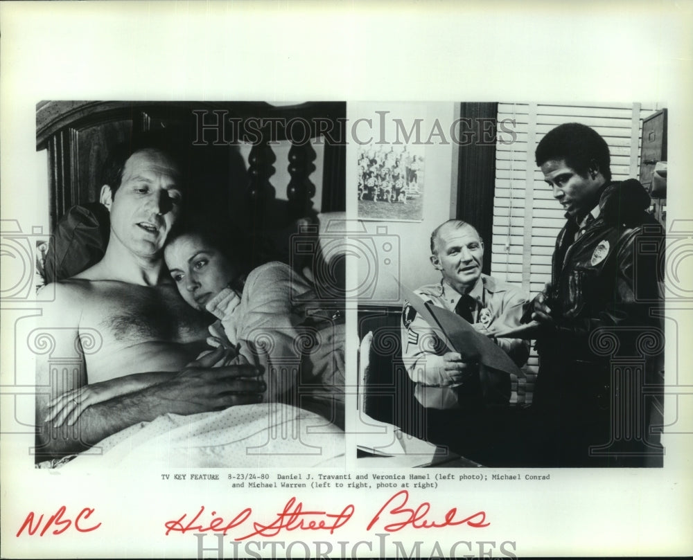 1980 Press Photo Scenes from Hill Street Blues. - hcp06567- Historic Images