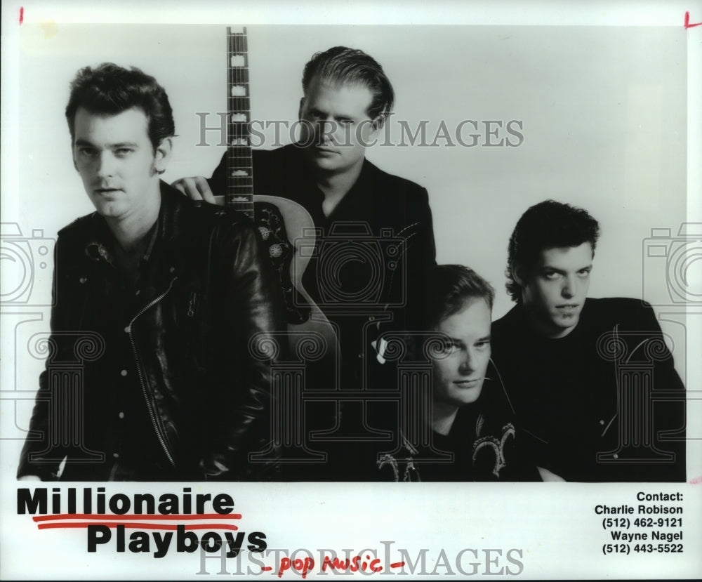 1992 Press Photo Pop music group Millionaire Playboys. - hcp06685- Historic Images