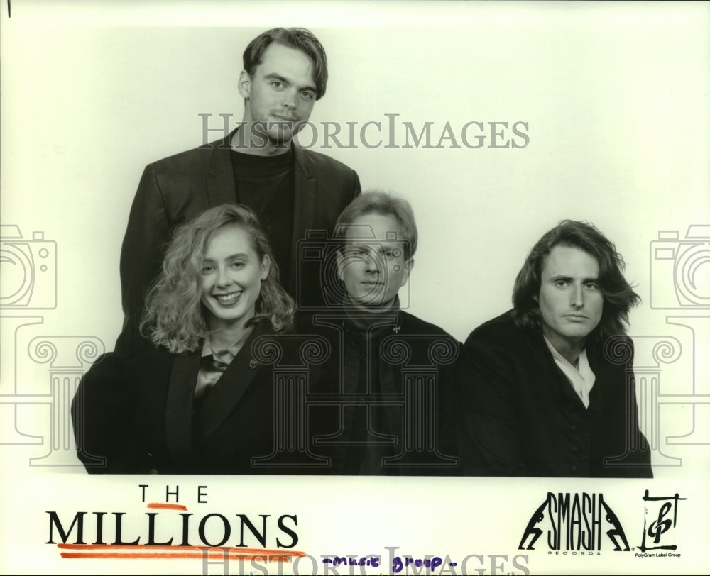 1991 Press Photo Music group The Millions. - hcp06686- Historic Images