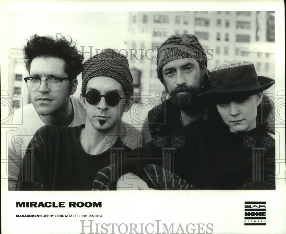 1990 Press Photo Musical group Miracle Room. - hcp06692- Historic Images