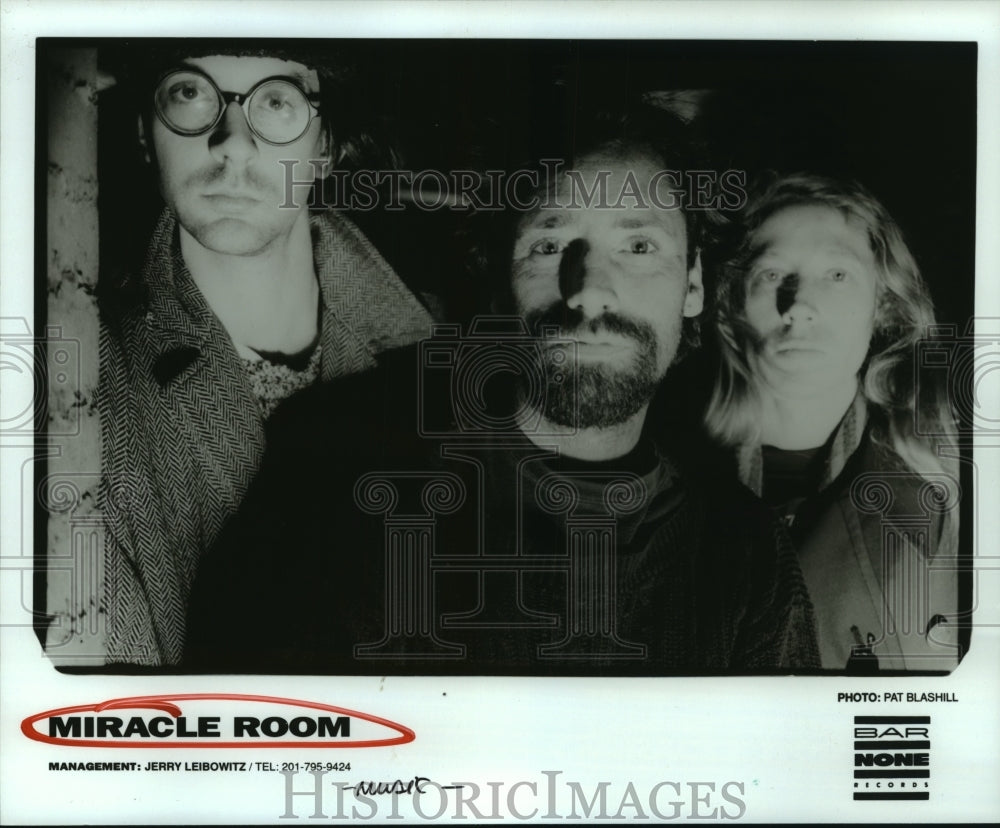 1990 Press Photo Music group Miracle Room. - hcp06693- Historic Images