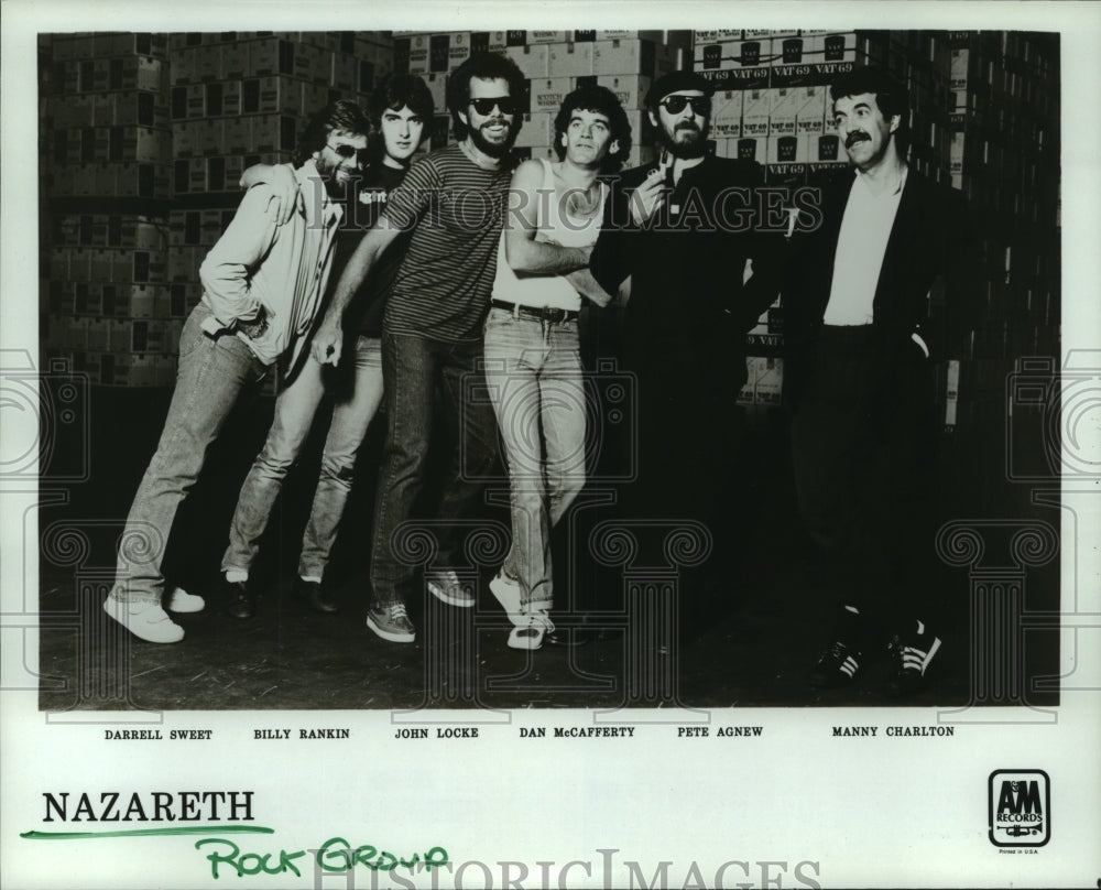1988 Press Photo Members of the rock music group Nazareth - hcp06745- Historic Images