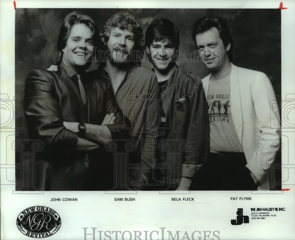 1985 Press Photo Members of the music group New Grass Revival - hcp06755- Historic Images