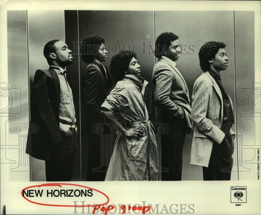 1983 Press Photo Members of the pop music group New Horizons - hcp06756- Historic Images