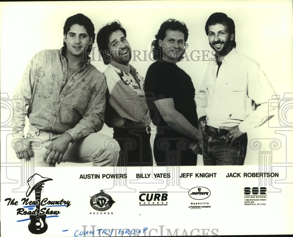 1993 Press Photo Members of the country music group The New Country Road Show- Historic Images