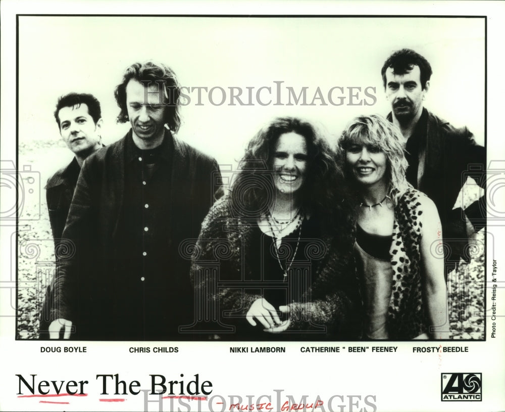 1995 Press Photo Members of the music group Never the Bride - hcp06767- Historic Images