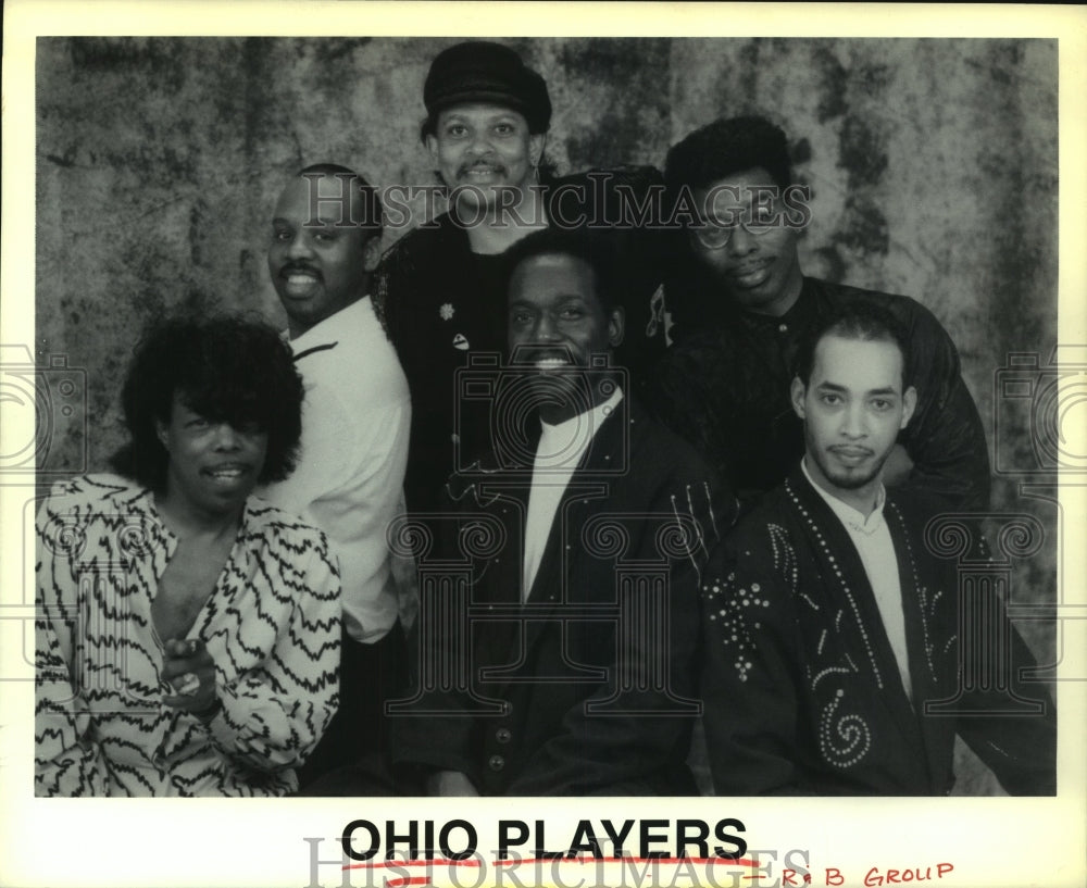 1995 Press Photo Members of the R &amp; B group Ohio Players - hcp06777- Historic Images