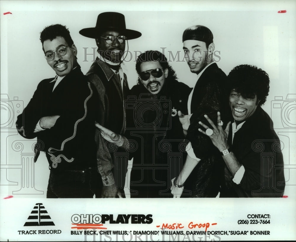 1988 Press Photo Members of the music group The Ohio Players - hcp06779- Historic Images