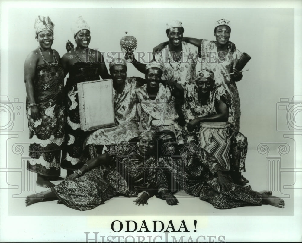 1992 Press Photo Members of the musical group &quot;Odadaa!&quot; - hcp06789- Historic Images