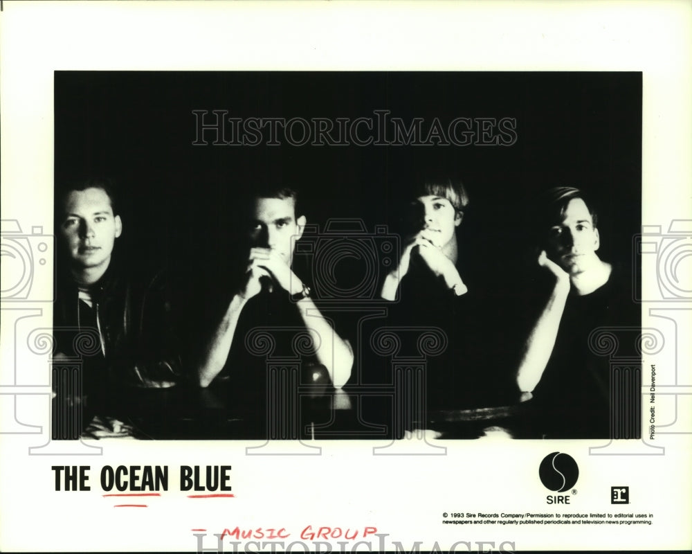 1993 Press Photo Members of the music group The Ocean Blue - hcp06799- Historic Images