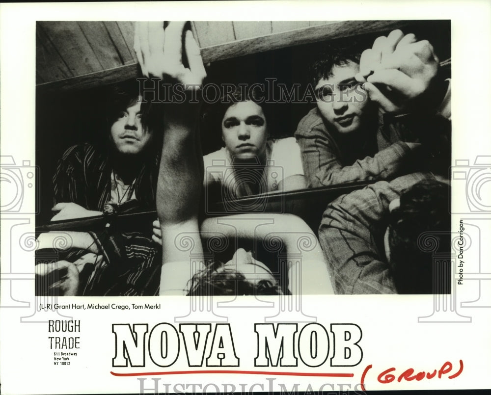 1991 Press Photo Members of the music group Nova Mob - hcp06802- Historic Images