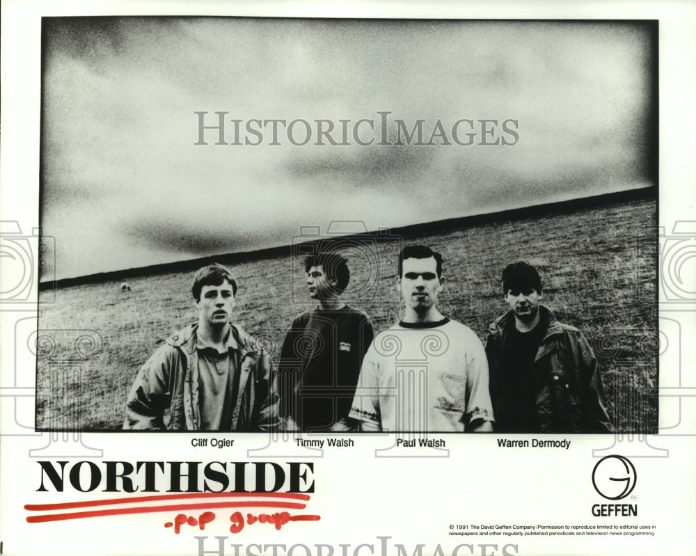1991 Press Photo Members of the pop music group Northside - hcp06809- Historic Images