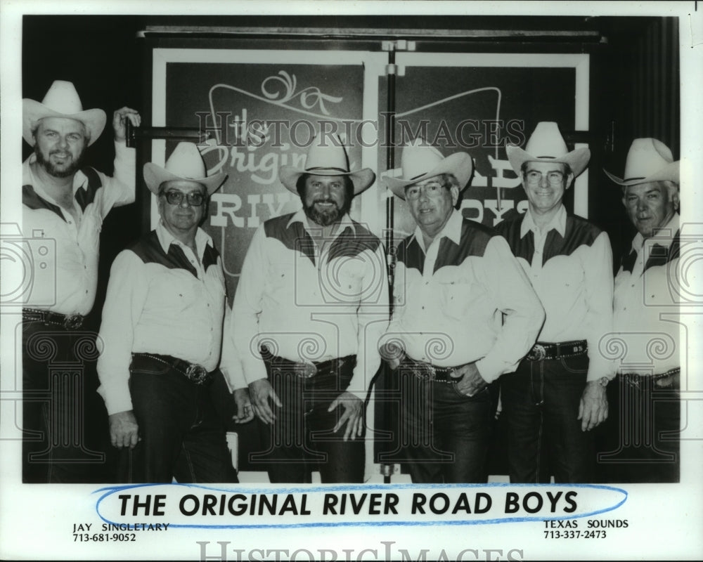 1988 Press Photo Members of the music group The Original River Road Boys- Historic Images