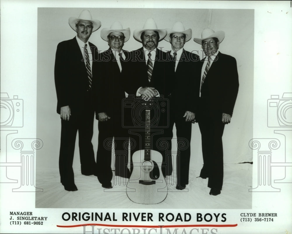 1991 Press Photo Members of the Original River Road Boys music group- Historic Images