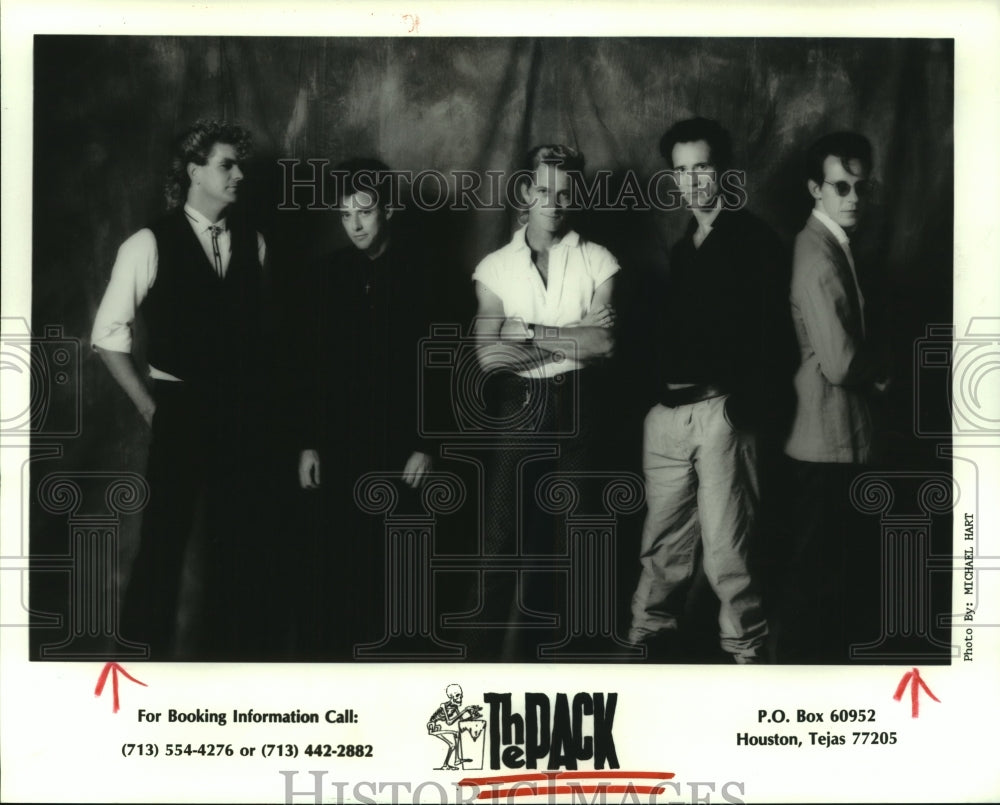 1988 Press Photo Members of the Houston band The Pack - hcp06829- Historic Images