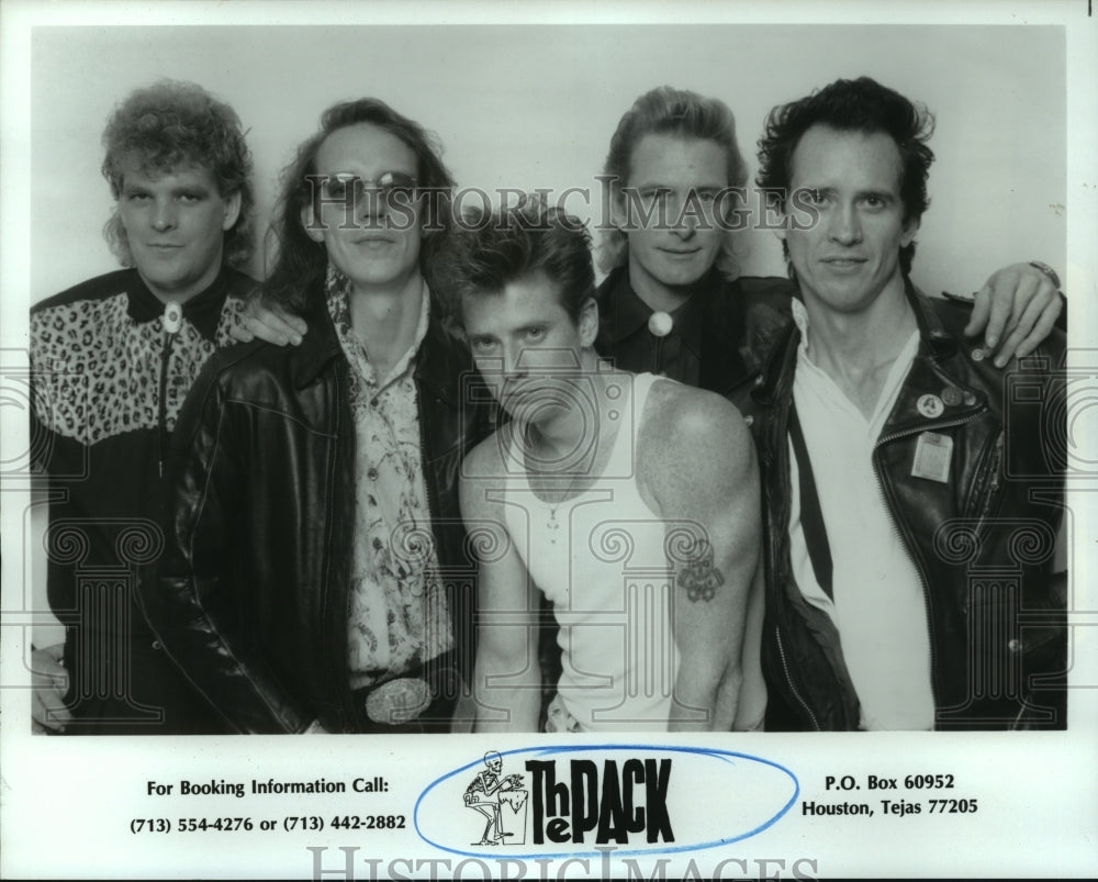 1988 Press Photo Members of the Houston band The Pack - hcp06830- Historic Images