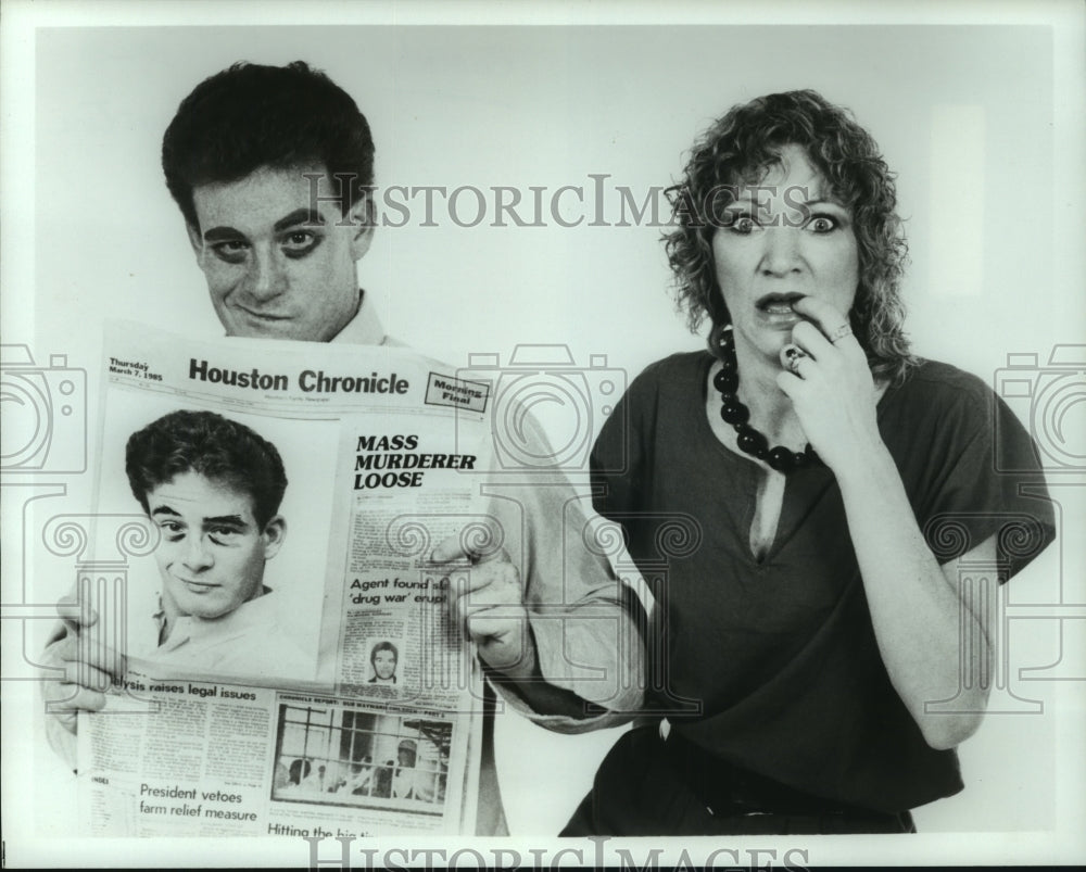 1985 Press Photo Houston Comedy Workshop Actors - hcp06875- Historic Images