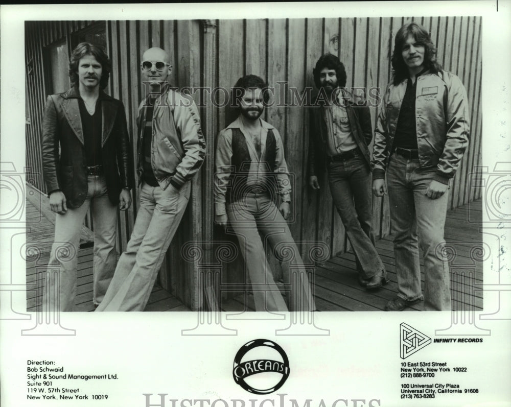 1981 Press Photo Pop Group "Orleans" - hcp06891- Historic Images