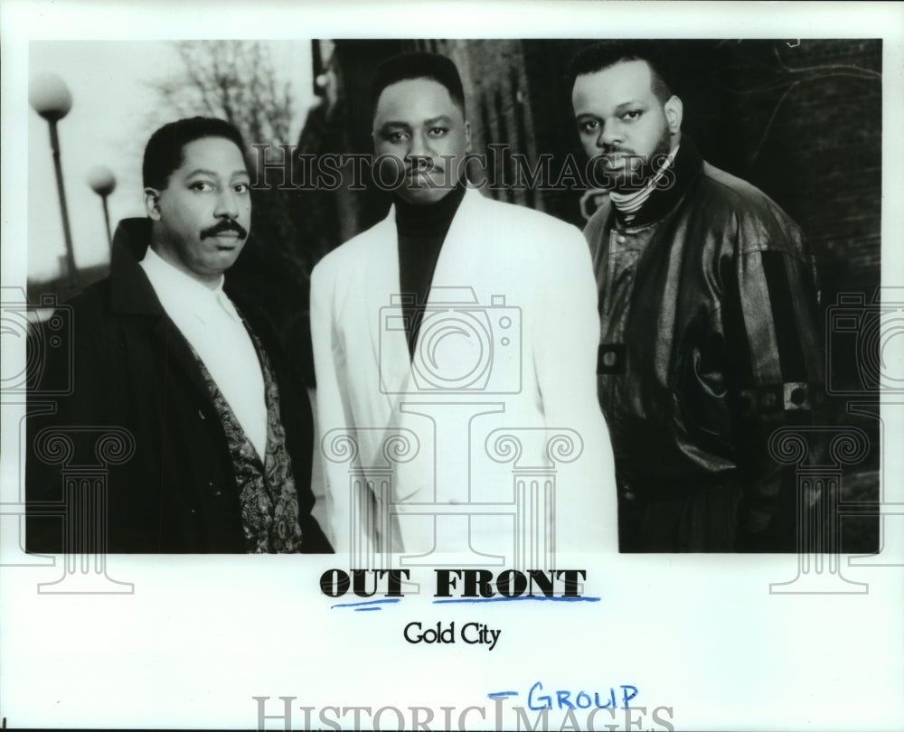 1993 Press Photo Music Group &quot;Out Front&quot; - hcp06892- Historic Images