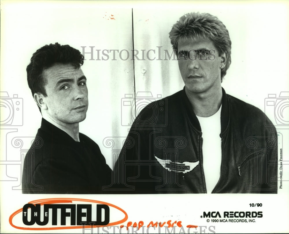 1990 Press Photo Pop Music Group "The Outfield" - hcp06894- Historic Images