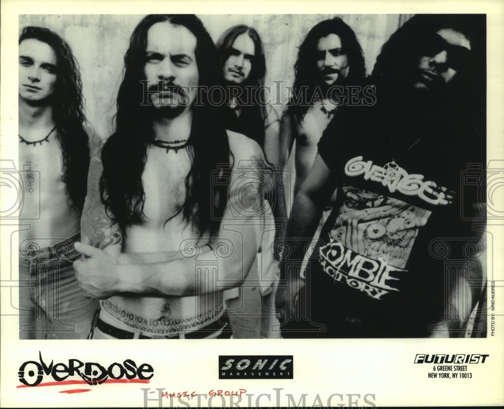1995 Press Photo Music Group "Overdose" - hcp06912- Historic Images