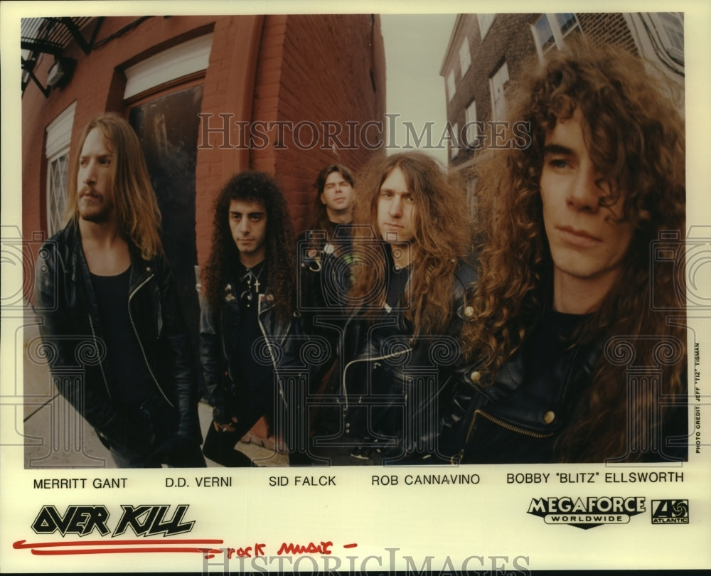 1991 Press Photo Rock Music Group "Over Kill" - hcp06914- Historic Images