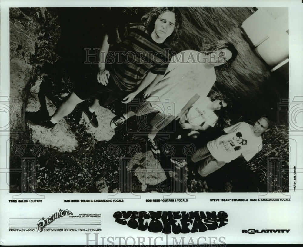 1993 Press Photo Music Group "Overwhelming Colorfast" - hcp06918- Historic Images