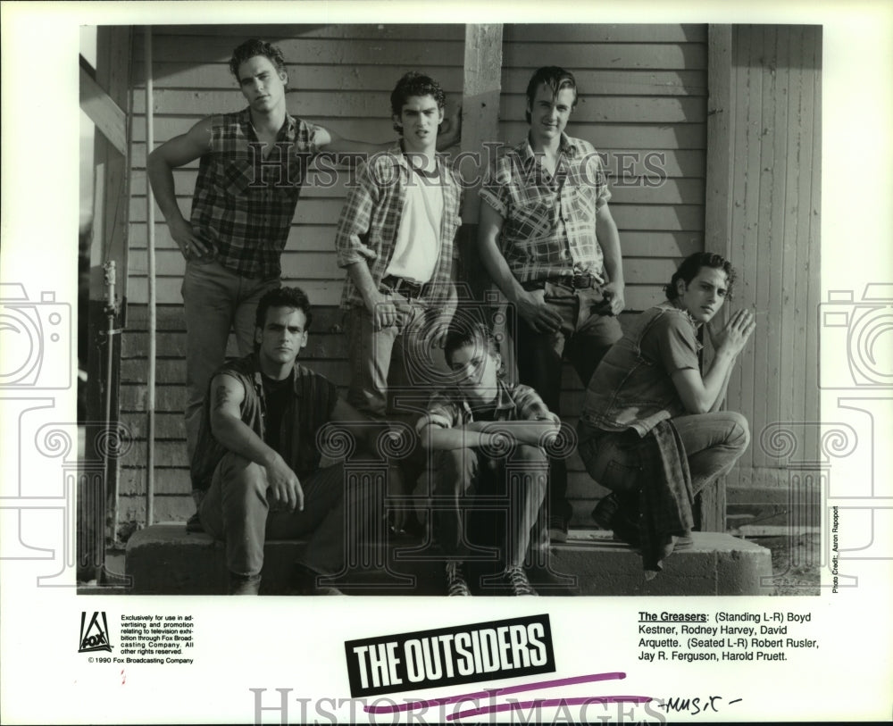1990 Press Photo Music Group "The Outsiders" - hcp06921- Historic Images