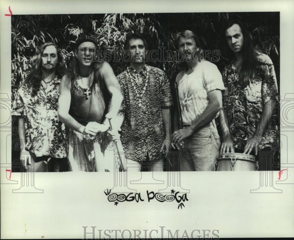 1993 Press Photo Dallas Jungle Rock Band &quot;Ooga Booga&quot; - hcp06925- Historic Images