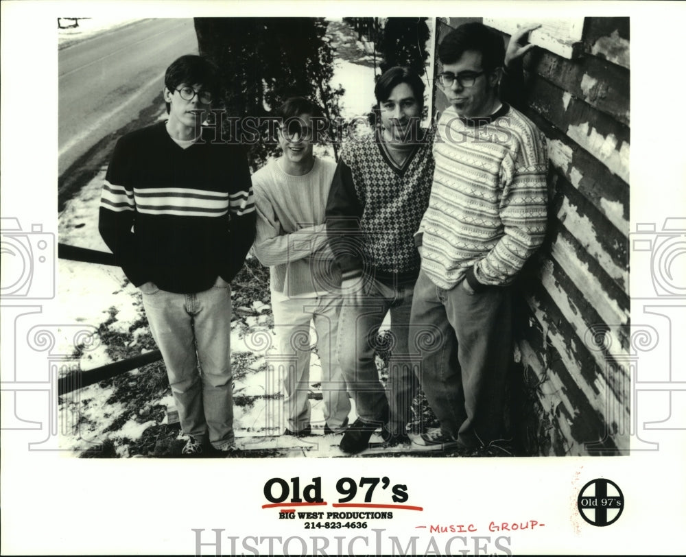 1997 Press Photo Music Group &quot;Old 97&#39;s&quot; - hcp06935- Historic Images