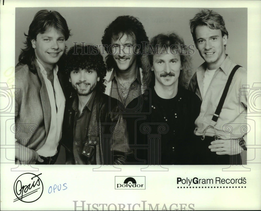 1988 Press Photo Rock Group "Opus" - hcp06938- Historic Images