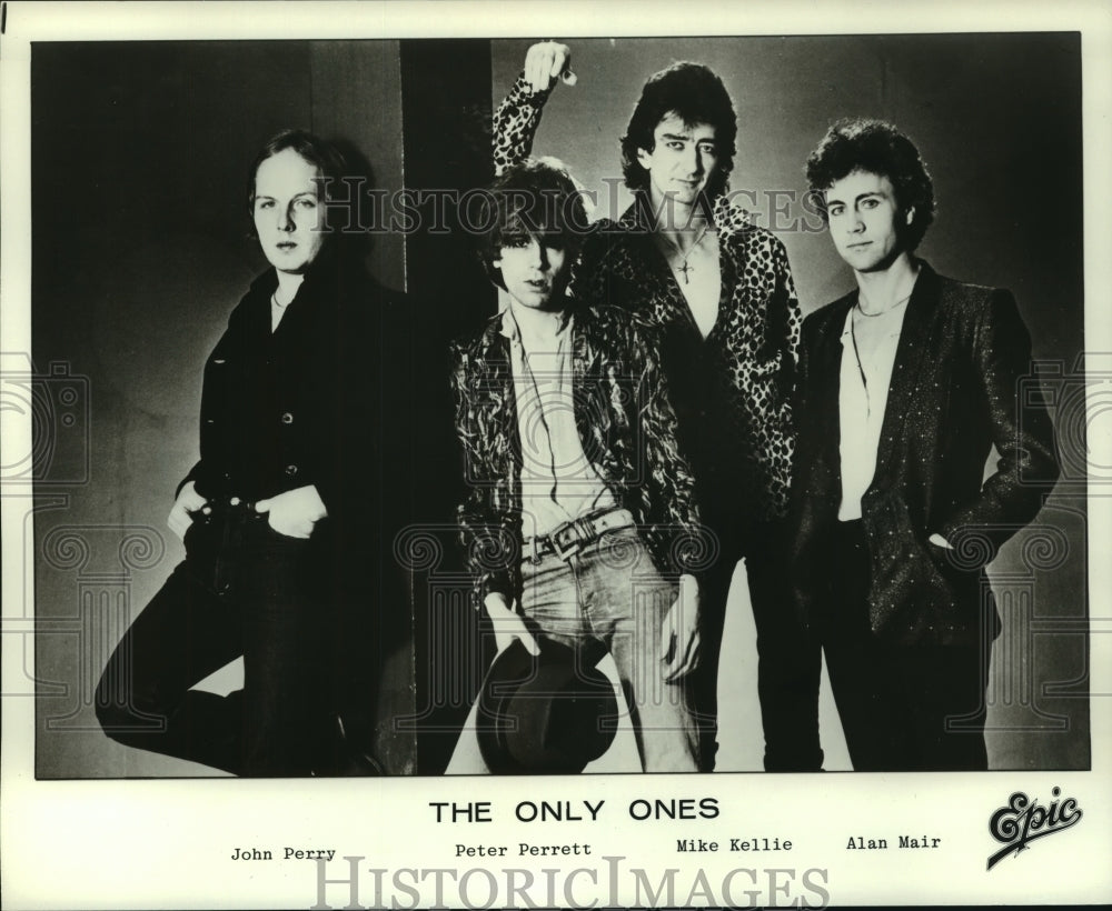 1981 Press Photo Pop Music Group &quot;The Only Ones&quot; - hcp06945- Historic Images