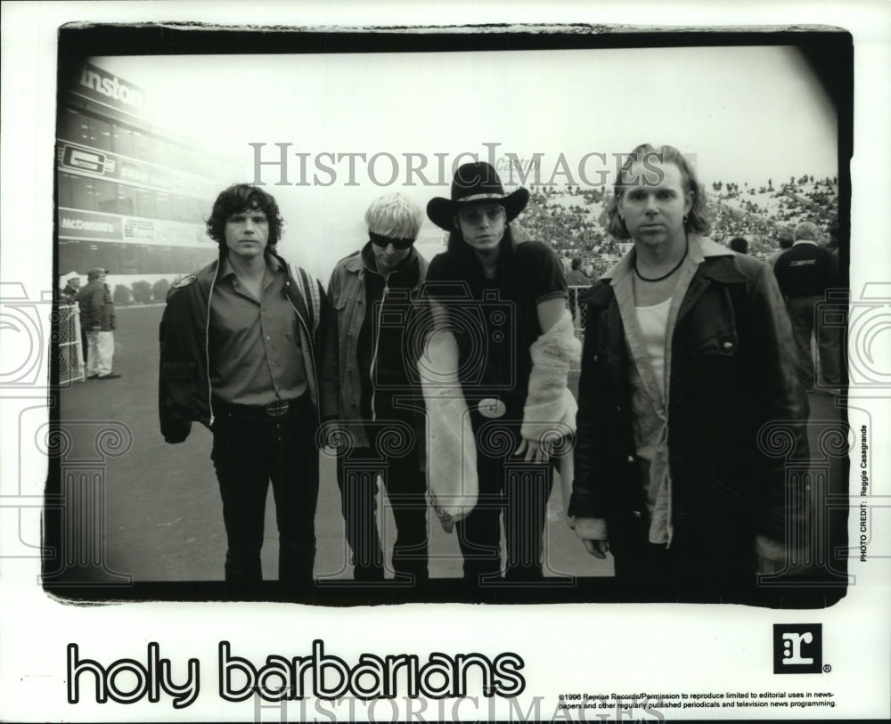 1996 Press Photo Music Group &quot;Holy Barbarians&quot; - hcp06950- Historic Images