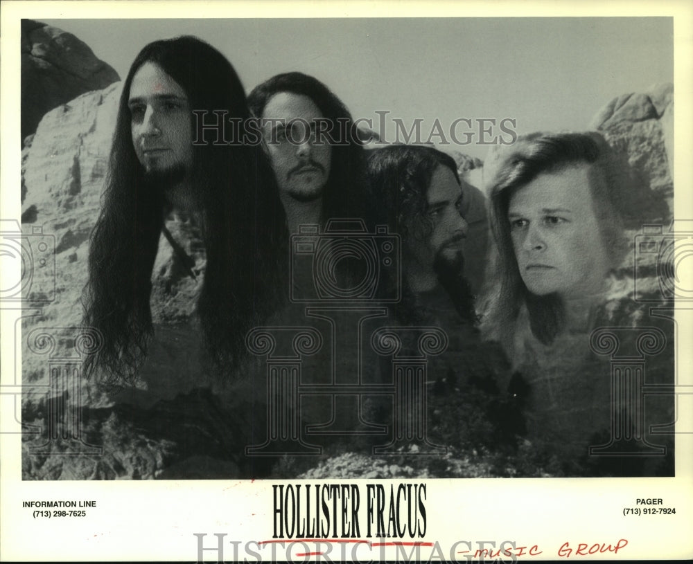 1996 Press Photo Music Group &quot;Hollister Fracus&quot; - hcp06956- Historic Images