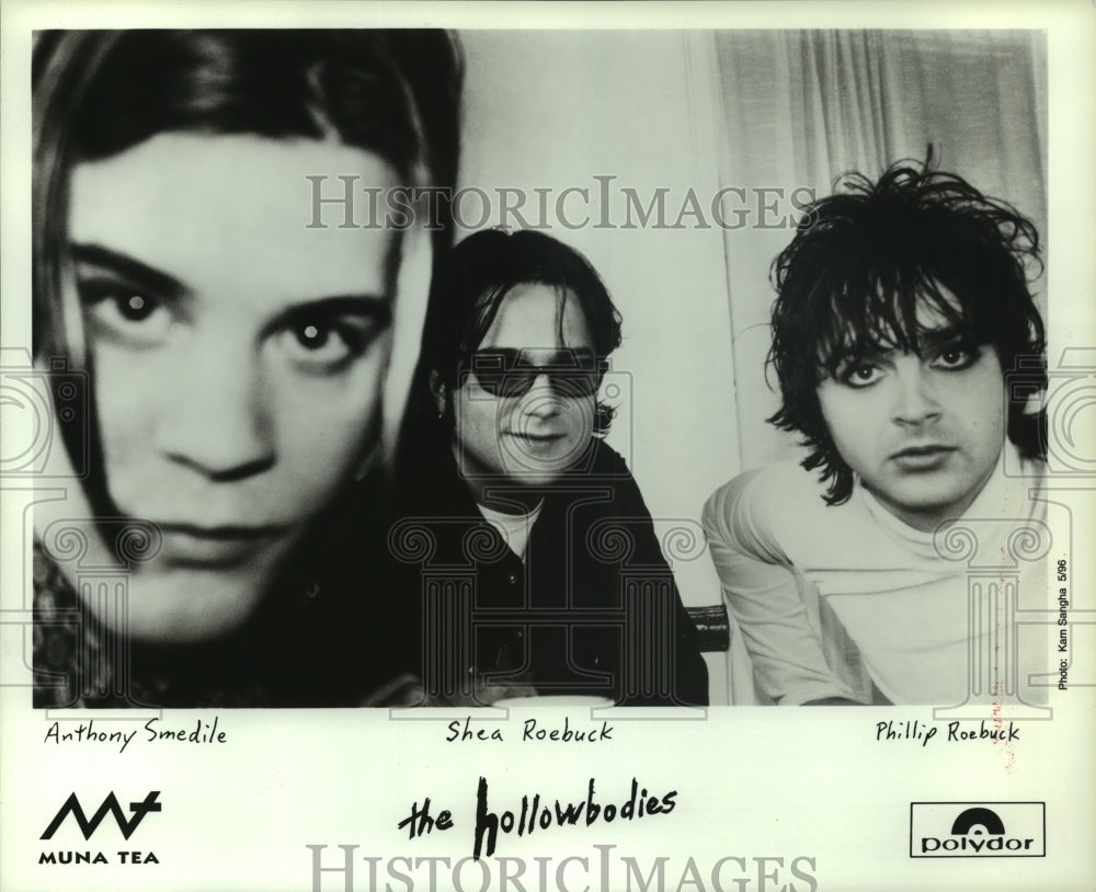 1996 Press Photo Music Group &quot;The Hollowbodies&quot; - hcp06964- Historic Images