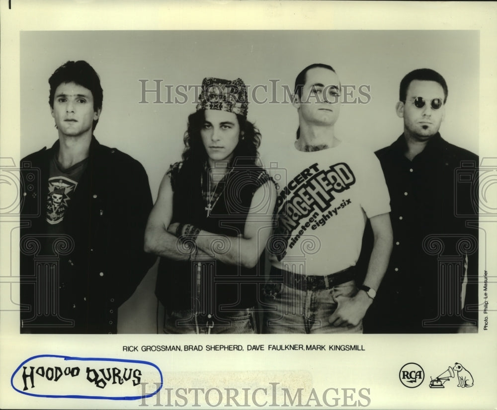 1989 Press Photo Members of the rock group "Hoodoo Gurus". - hcp06975- Historic Images