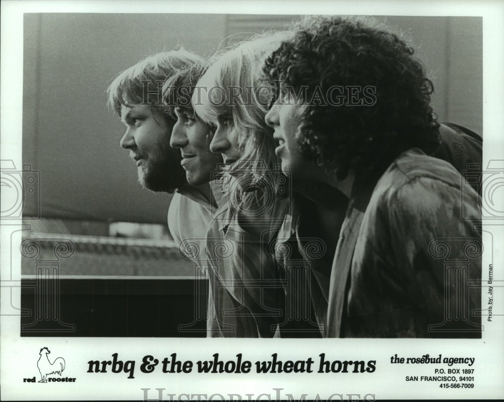 1982 Press Photo Music group &quot;NRBQ and The Whole Wheat Horns&quot;. - hcp07014- Historic Images