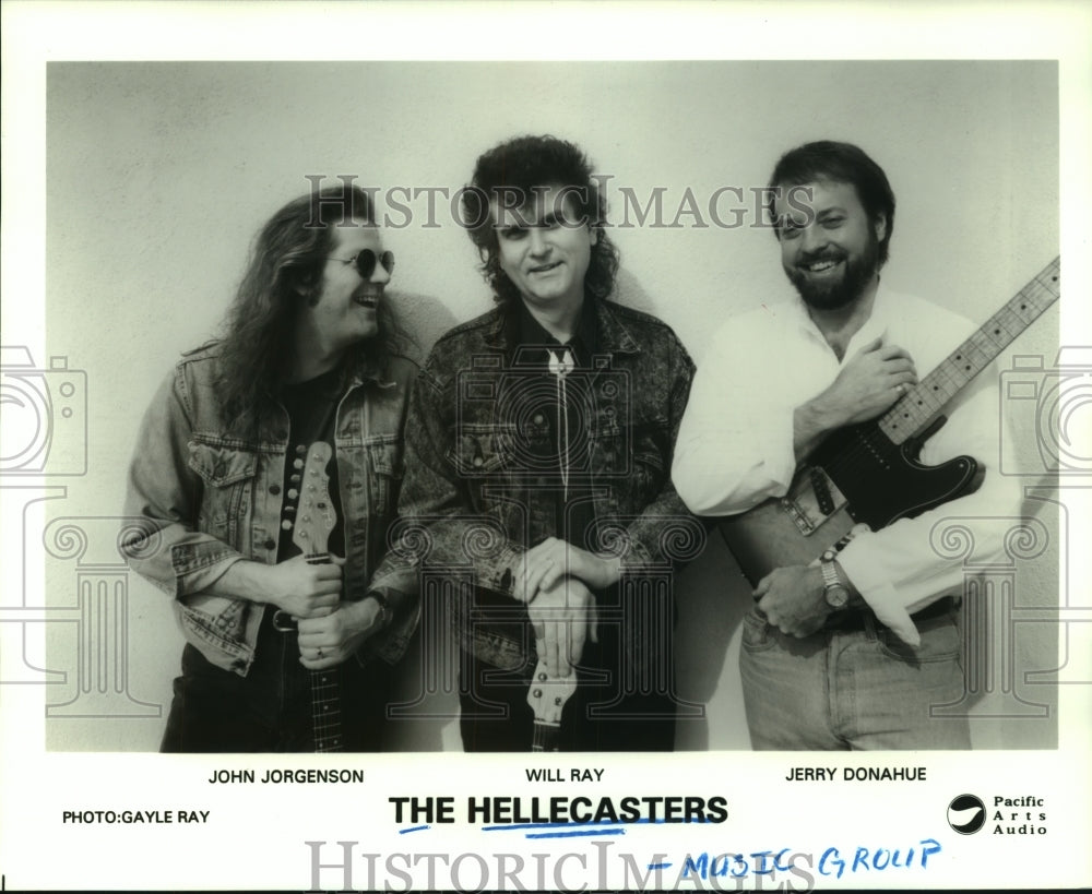 1983 Press Photo The Hellcasters: John Jorgenson, Will Ray, Jerry Donahue- Historic Images