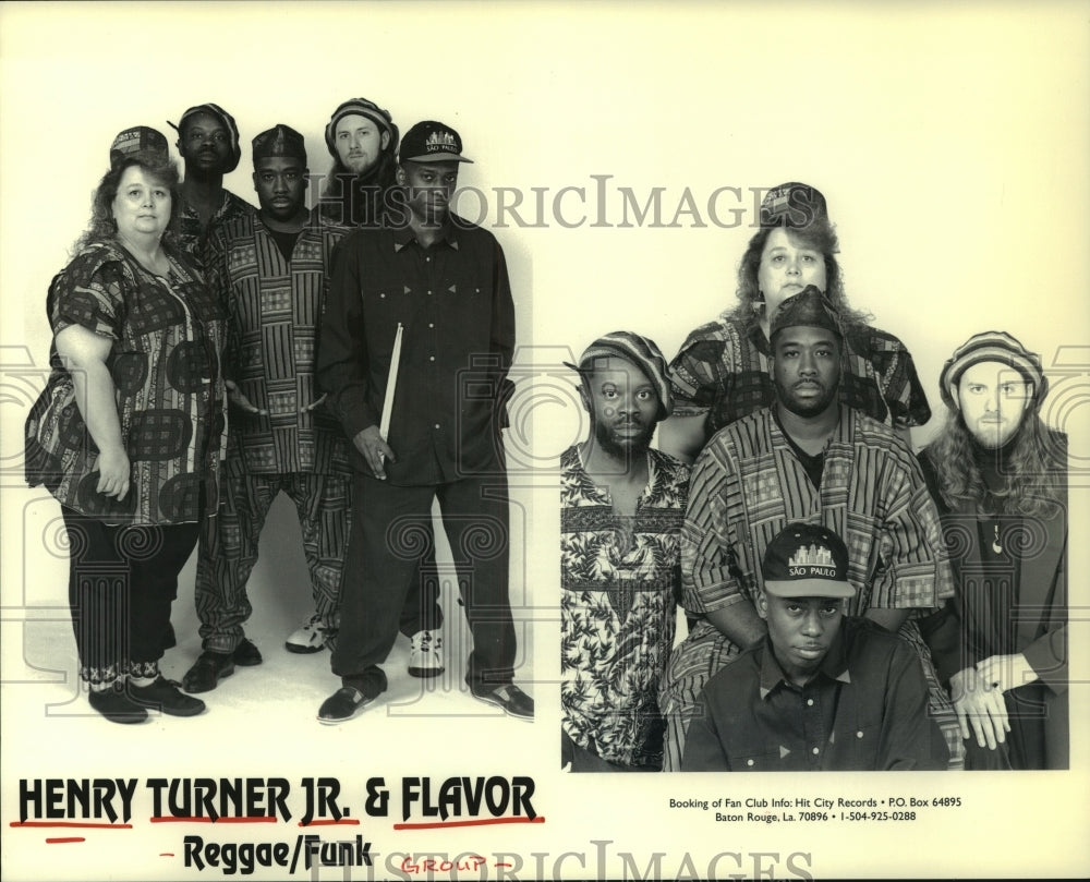 1997 Press Photo Henry Turner Jr. & Flavor - Reggae/Funk band - hcp07072- Historic Images