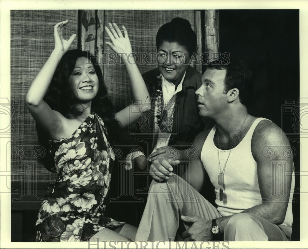 1982 Press Photo Scene from "South Pacific" at Windmill Dinner Theatre, Houston- Historic Images