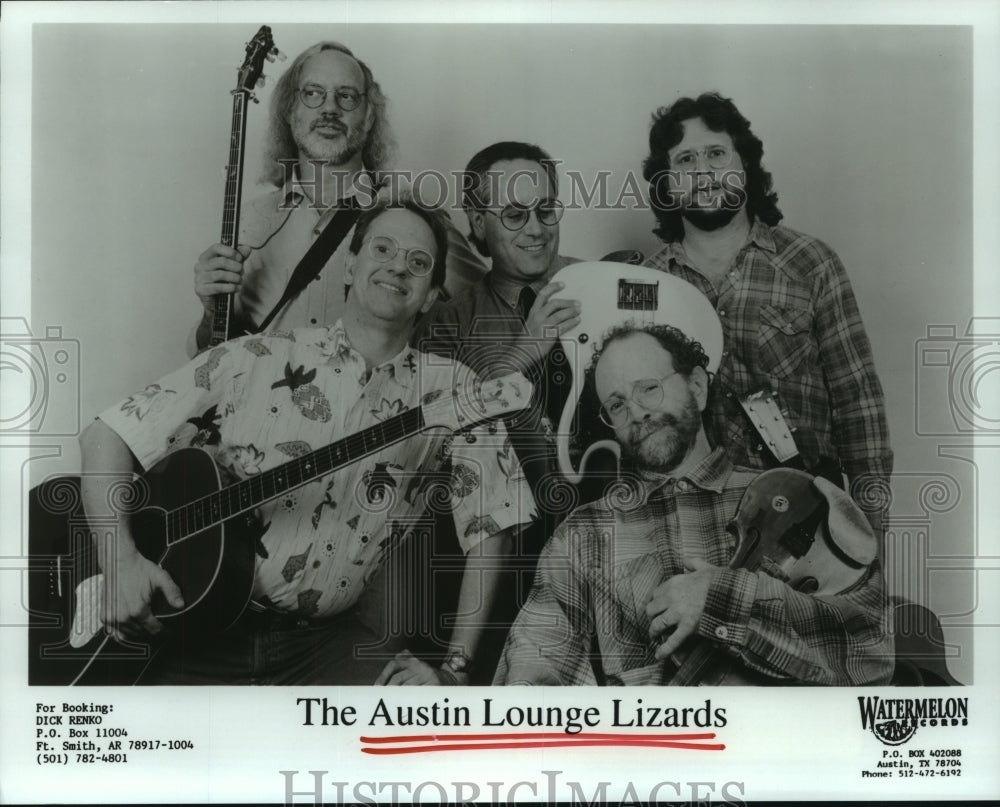 1996 Press Photo Music Group "The Austin Lounge Lizards" - hcp07159- Historic Images