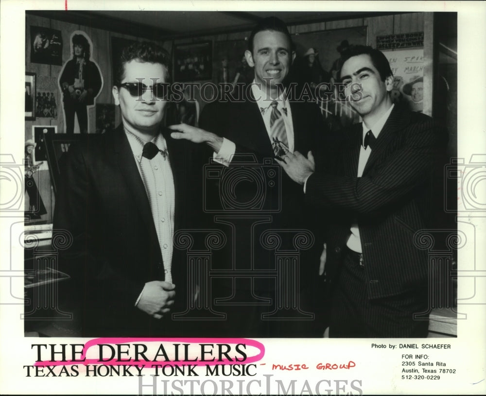 1996 Press Photo Music Group "The Derailers" Texas Honky Tonk Music - hcp07161- Historic Images