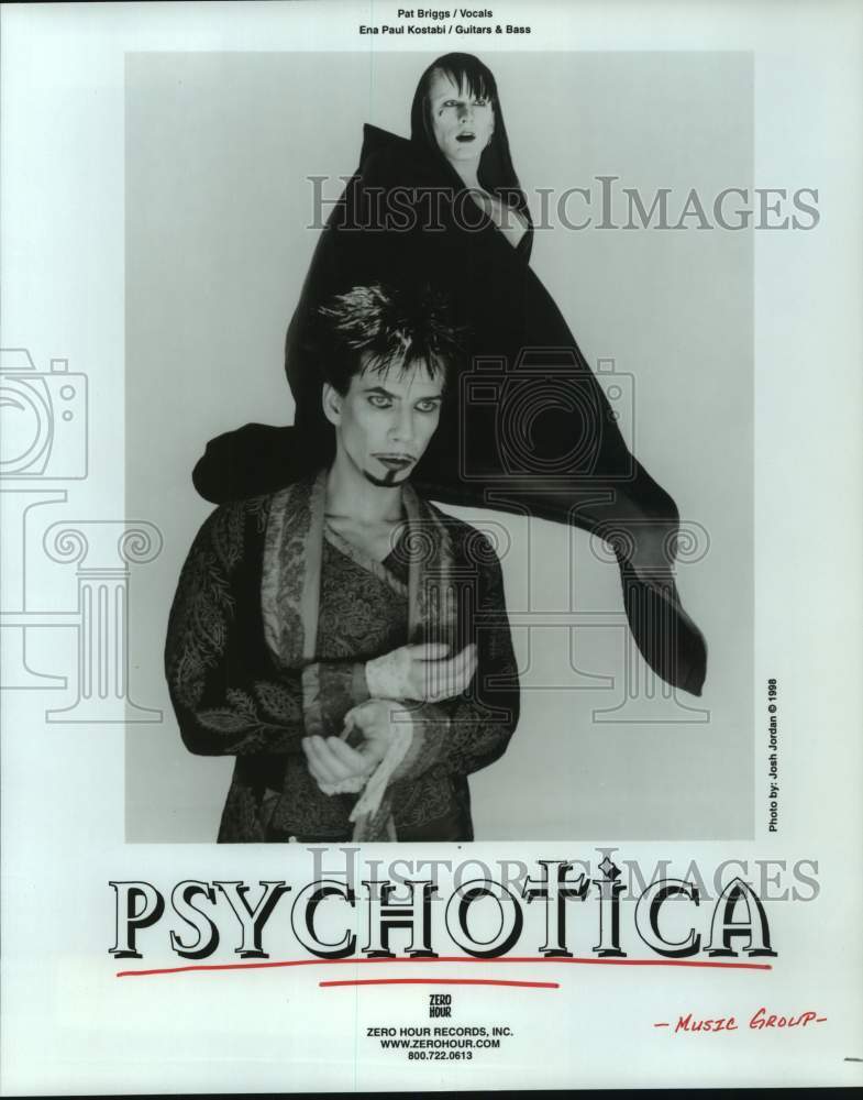 1996 Press Photo Psychotica - Pat Briggs, Ena Paul Kostabi - hcp07210- Historic Images