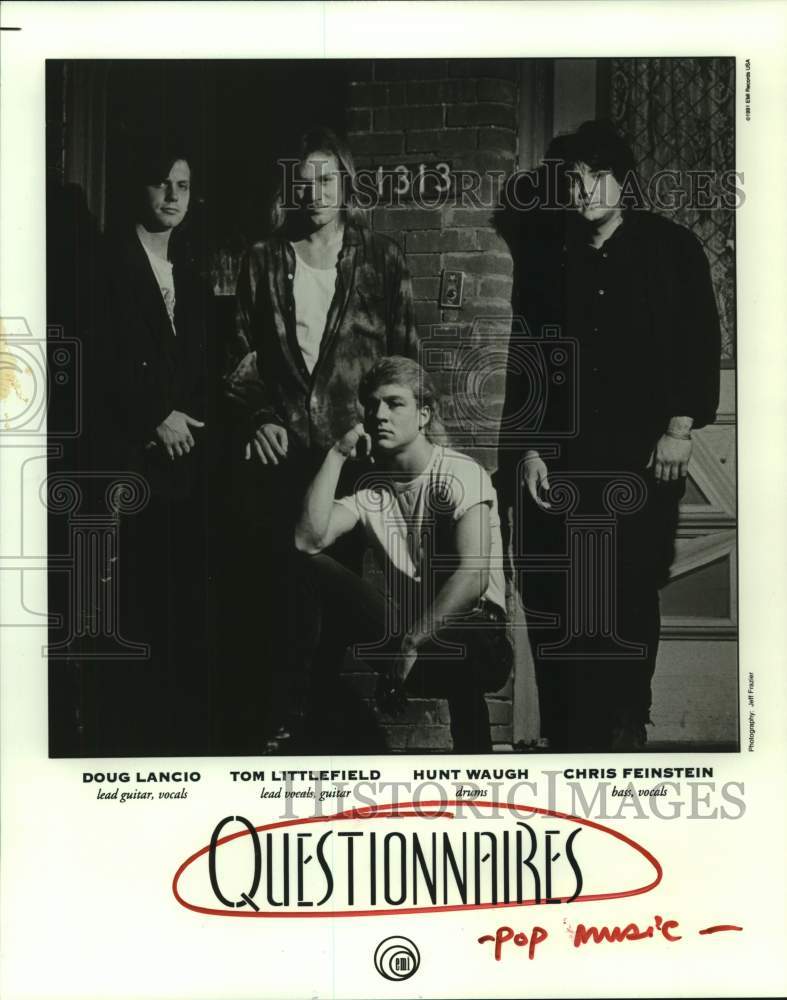 1991 Press Photo Questionnaires - The band - hcp07212- Historic Images