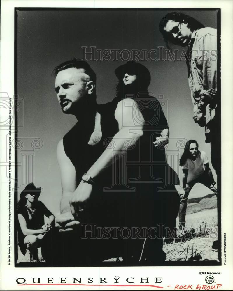 1994 Press Photo Queensryche - heavy metal rock group - hcp07214- Historic Images