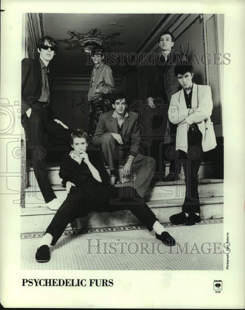 1981 Press Photo Members of the rock band the Psychedelic Furs - hcp07236- Historic Images